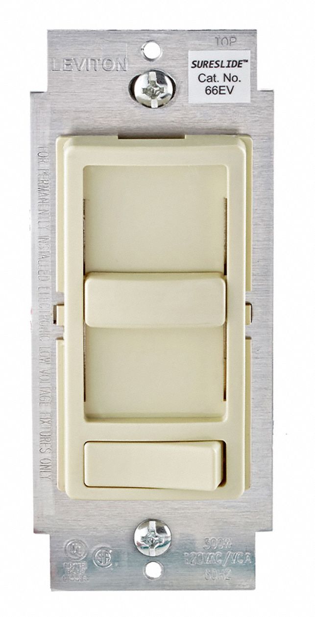 LEVITON, ELV, 1Pole/3Way, Lighting Dimmer 791DY666EV10I Grainger