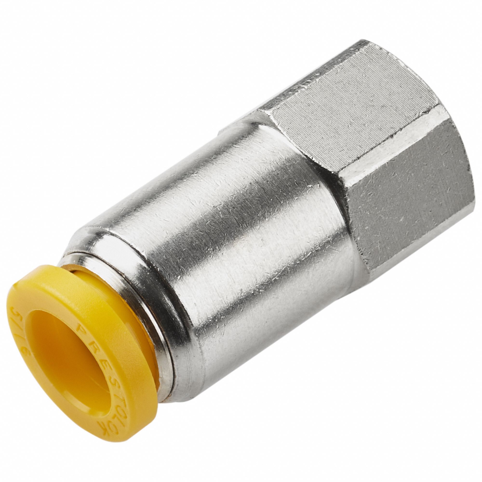PARKER Metric Metal PushtoConnect Fitting Brass, PushtoConnect x