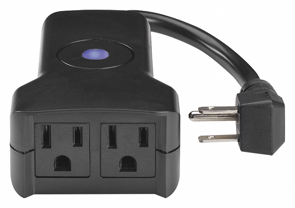 Wi-Fi Smart Yard Plug Outdoor-Rated Stan