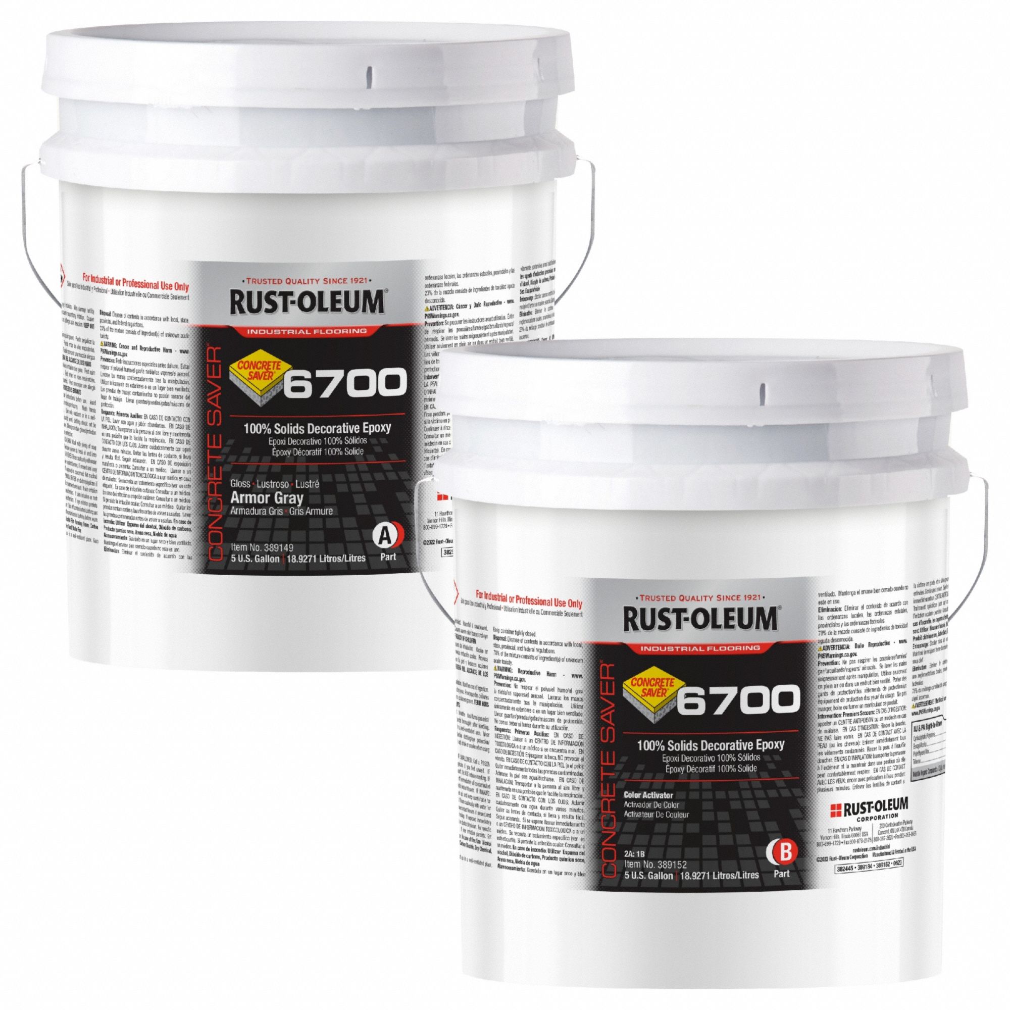 Epoxy Coating: Concrete Saver 67006700, Epoxy Floor Coatings, Solvent, Epoxy, Activator