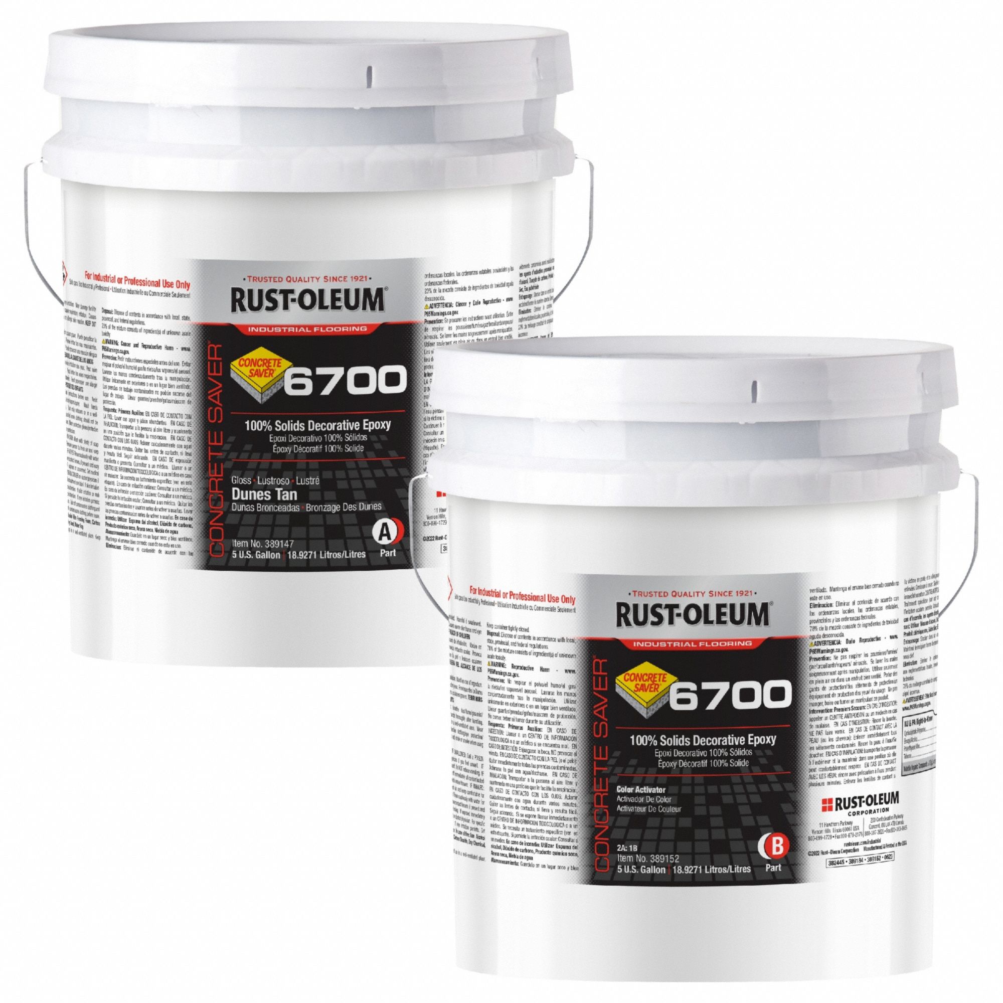 Epoxy Coating: Concrete Saver 67006700, Epoxy Floor Coatings, Solvent, Epoxy, Activator