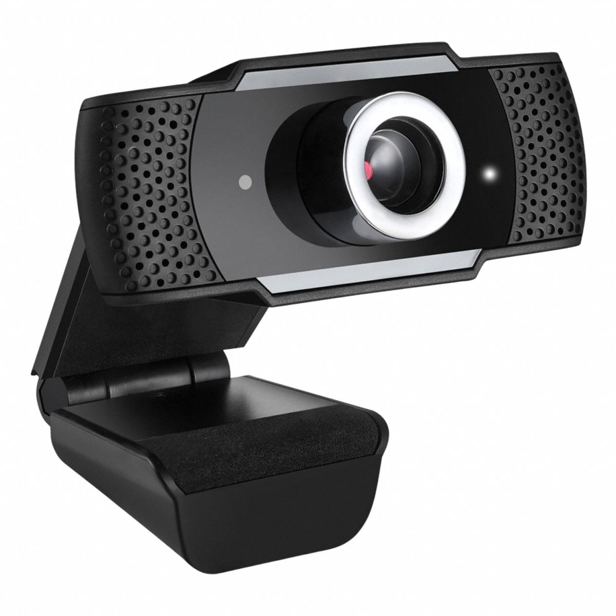 Webcam: 1080p, 2x, 78° Max Viewing Angle, 1920 x 1080, 30 Frames Per Second, Manual, Black