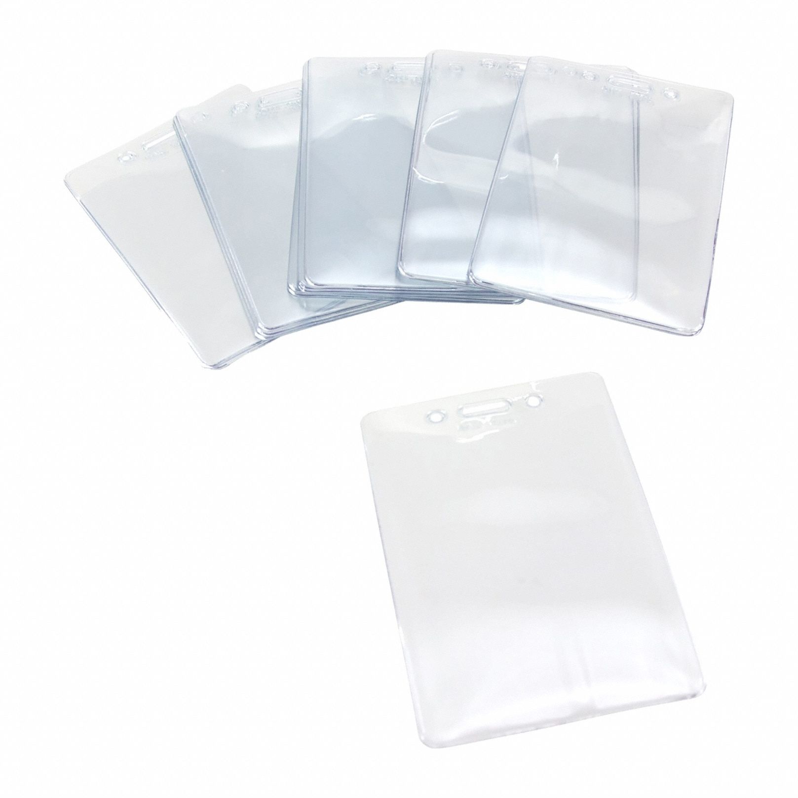 GOVERNMENT BADGE HOLDER,VERTICAL,PK50