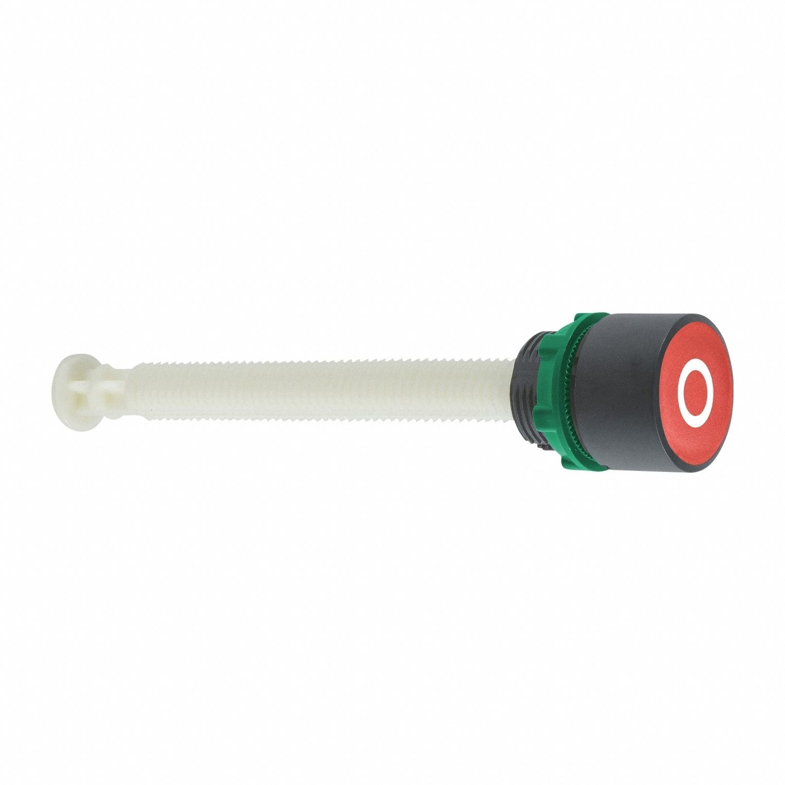 Flush Push Button: Red, 22 mm Mounting Size, Non-Metallic, Momentary