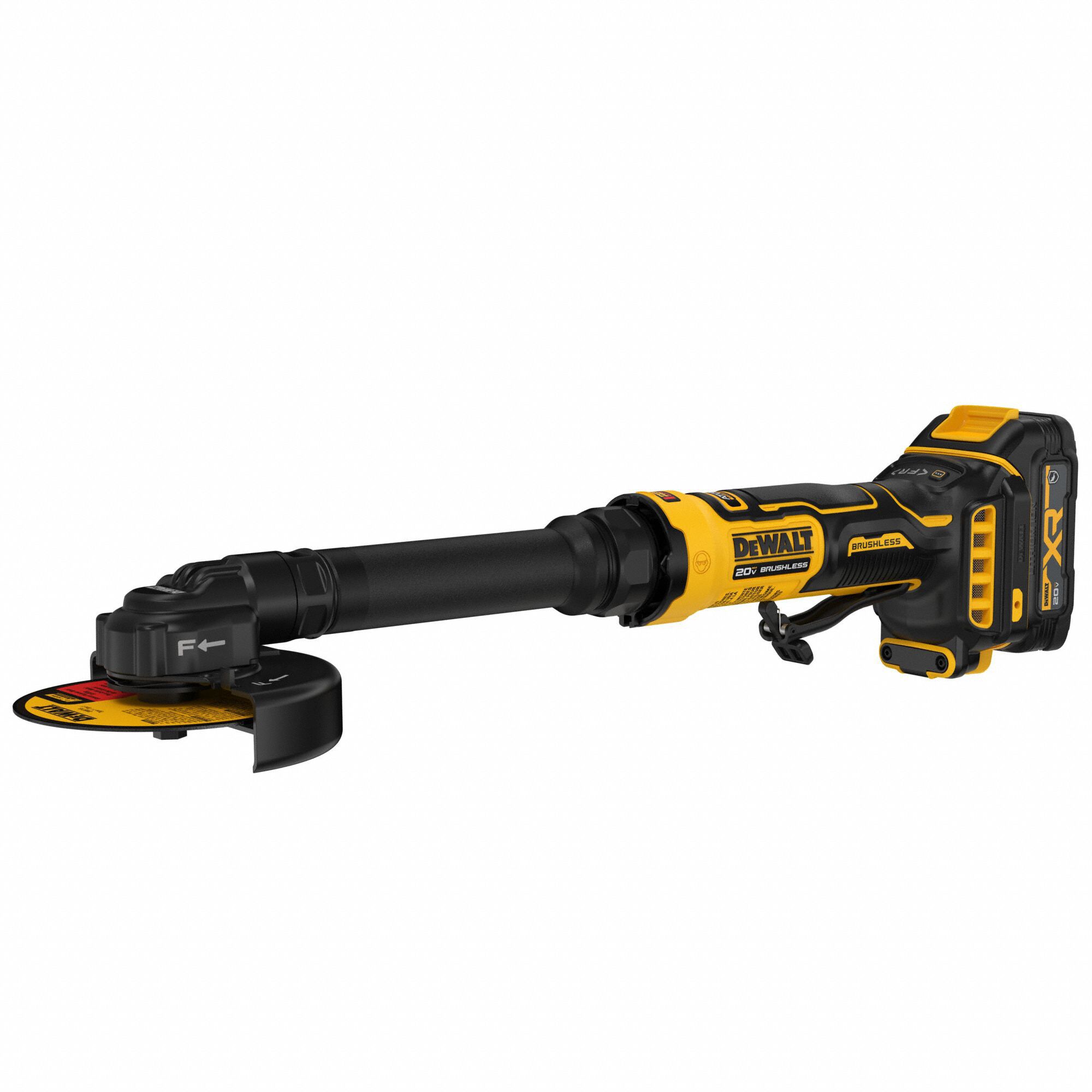 Cut-Off Tool: 4 in Wheel Dia, Paddle, Brushless Motor, 1.7 Ah Battery Capacity, 20V DC