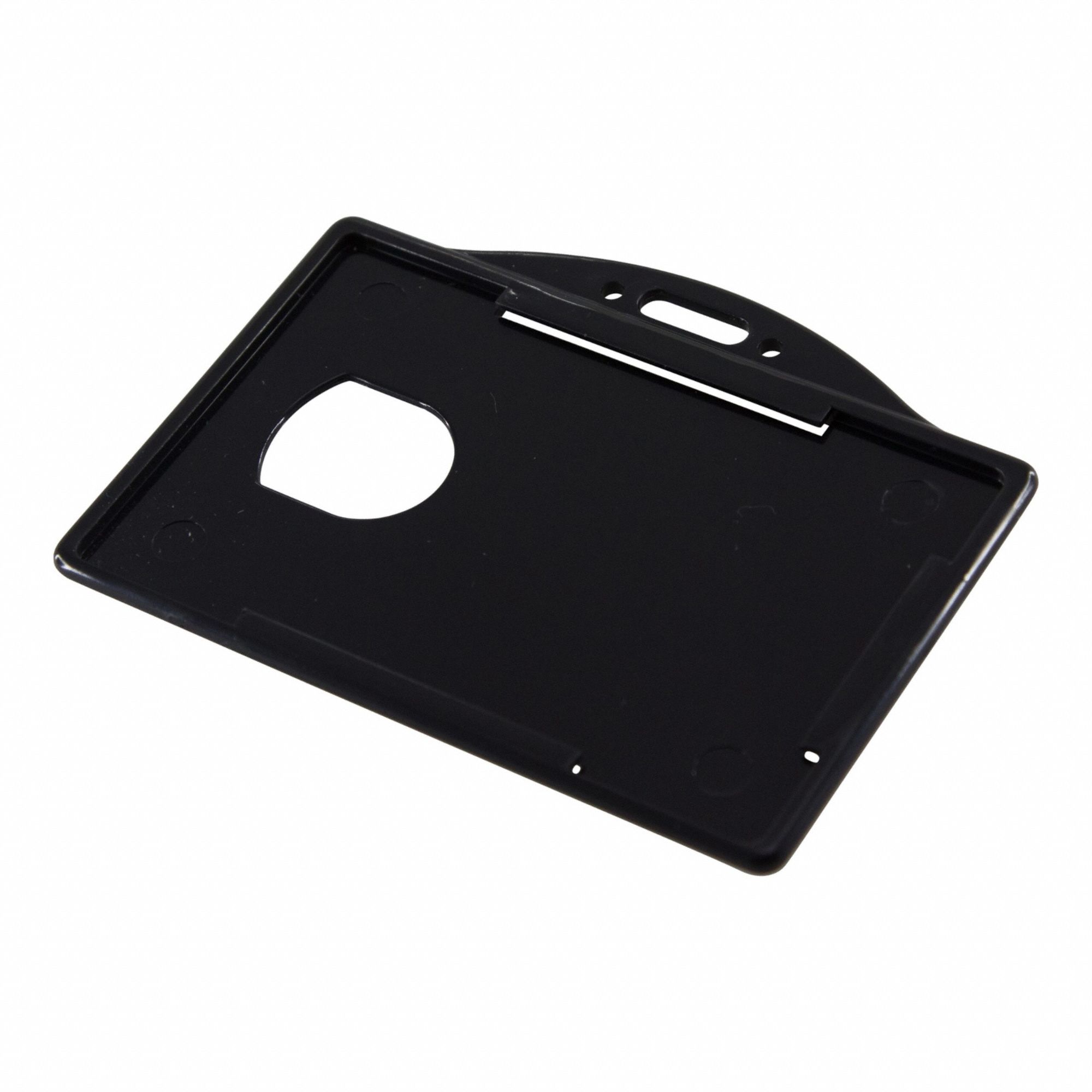 Badge Holder: Pouch, Horizontal, 4 in Badge Pouch Wd, 3 in Badge Pouch Ht, 3 in Overall Ht, 100 PK