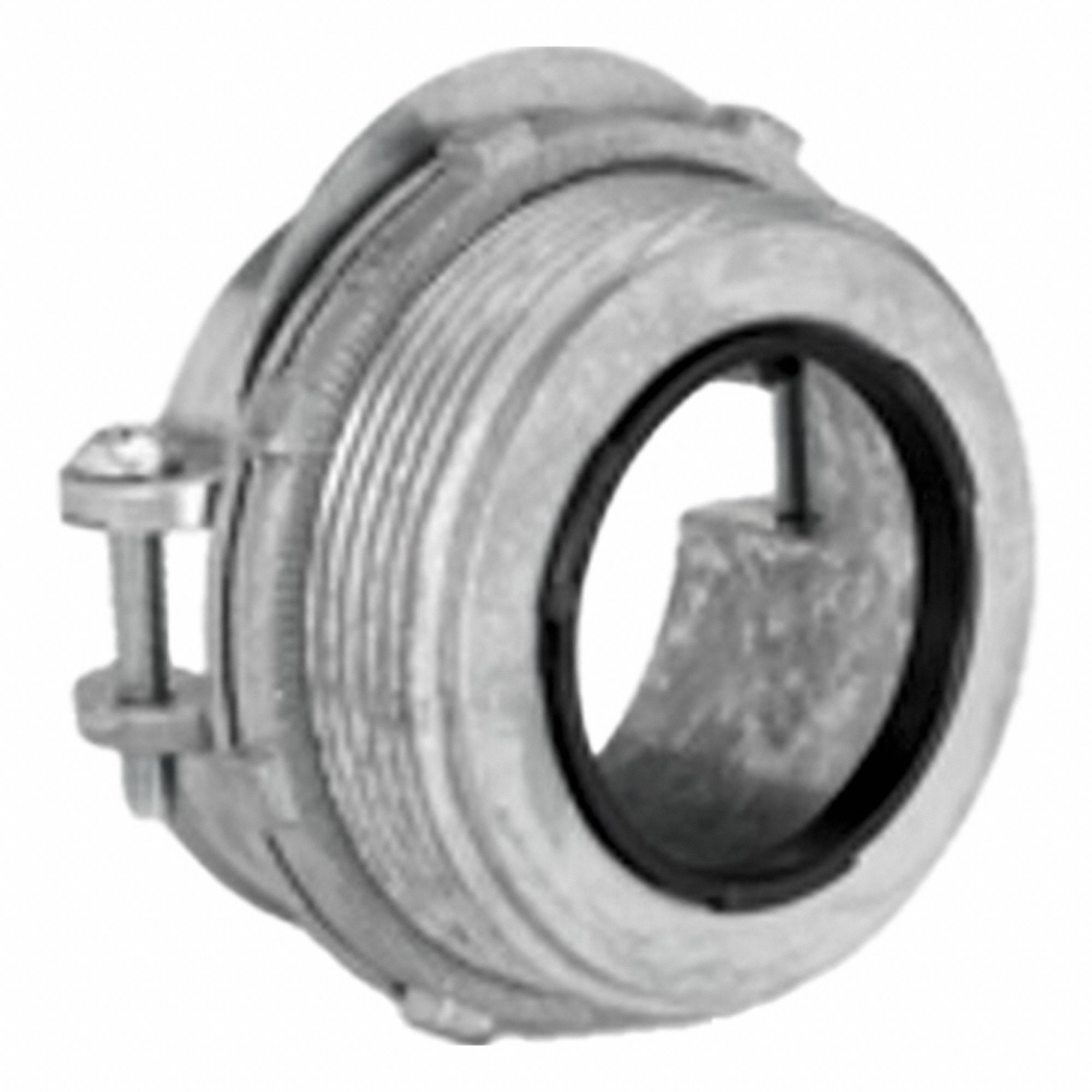 Metal Clad Cable and Flex Cond: Die Cast Zinc, 1/2 in Trade Size, 2 in MNPT, Insulated