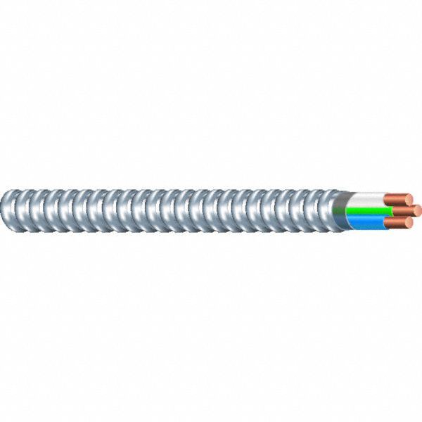 MetalCladBuildingCable, 12AWG, Alum, 250ft