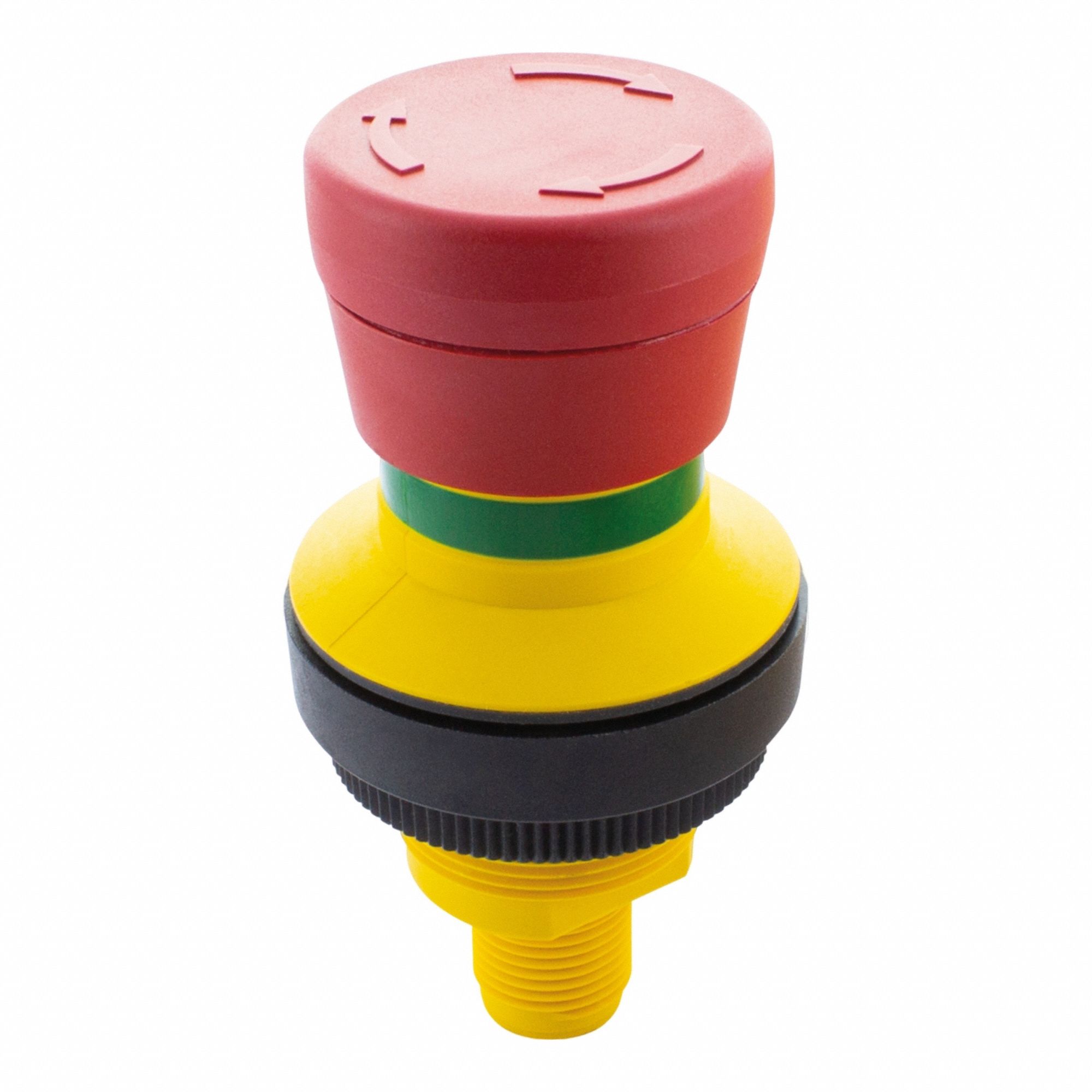 Emergency Stop Push Button: Non-Illuminated, Mushroom Head Profile, Non-Metallic, 2NC