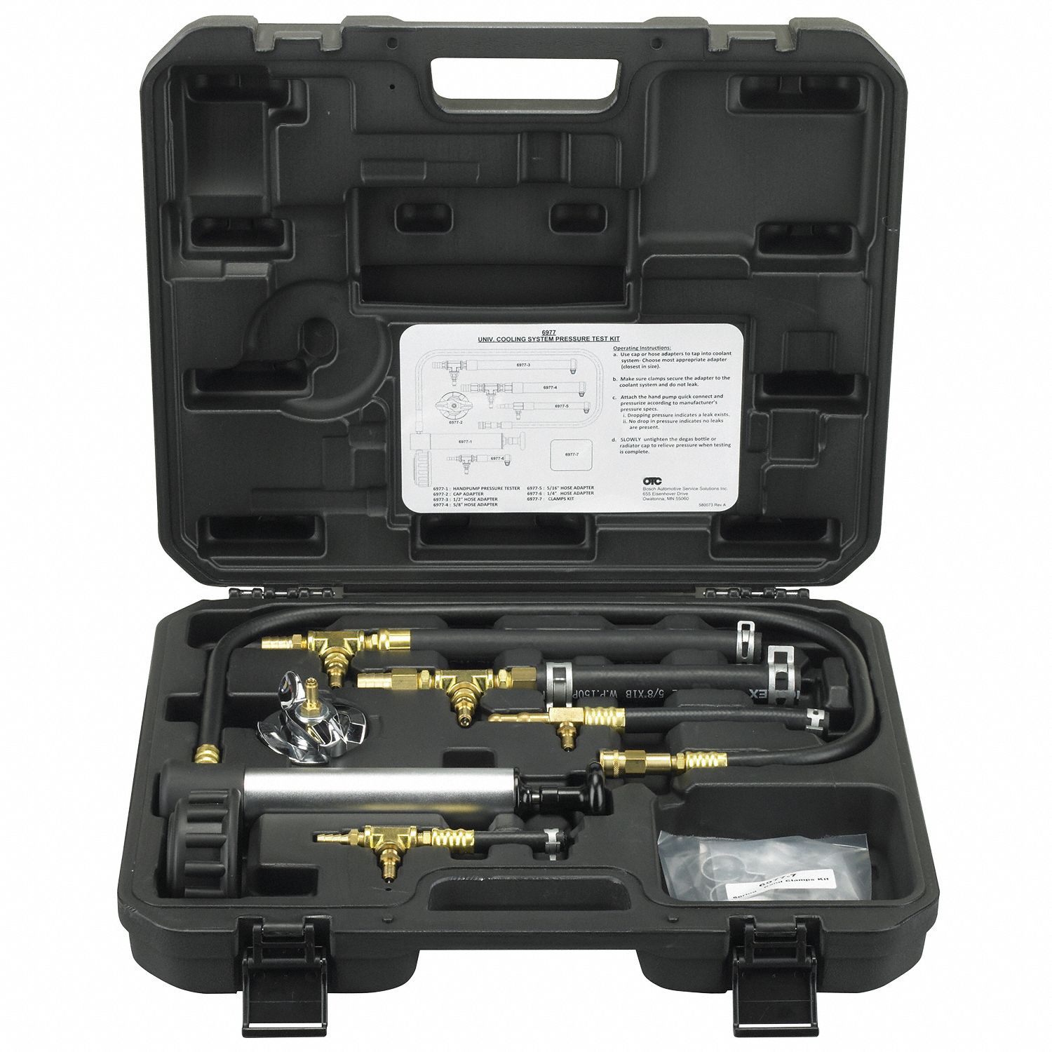 Cooling System Pressure Kit Brass