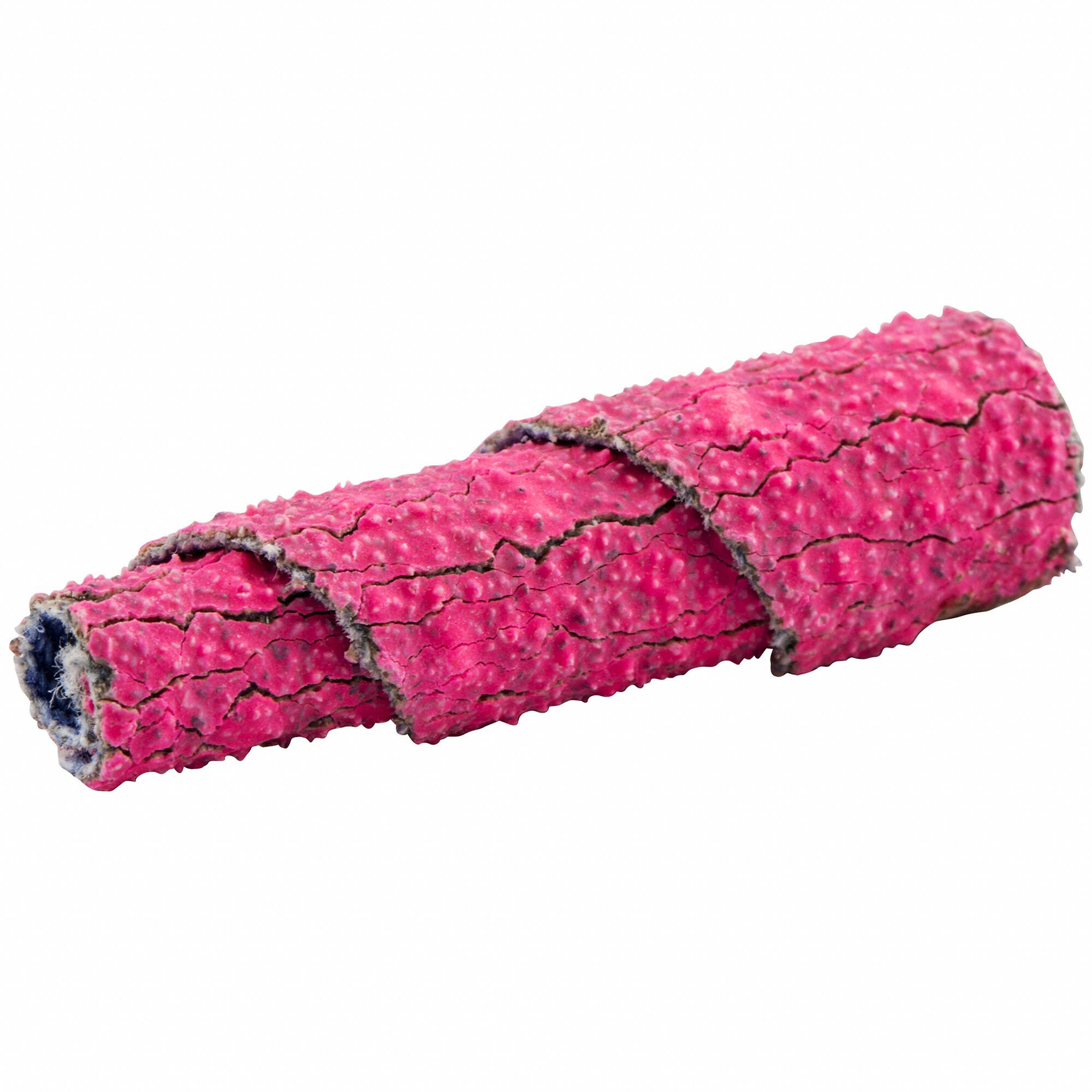 Cartridge Roll: Tapered, 3/8 in Dia x 1 1/2 in L, 1/8 in Pilot, Ceramic, 60 Grit, Pink R928