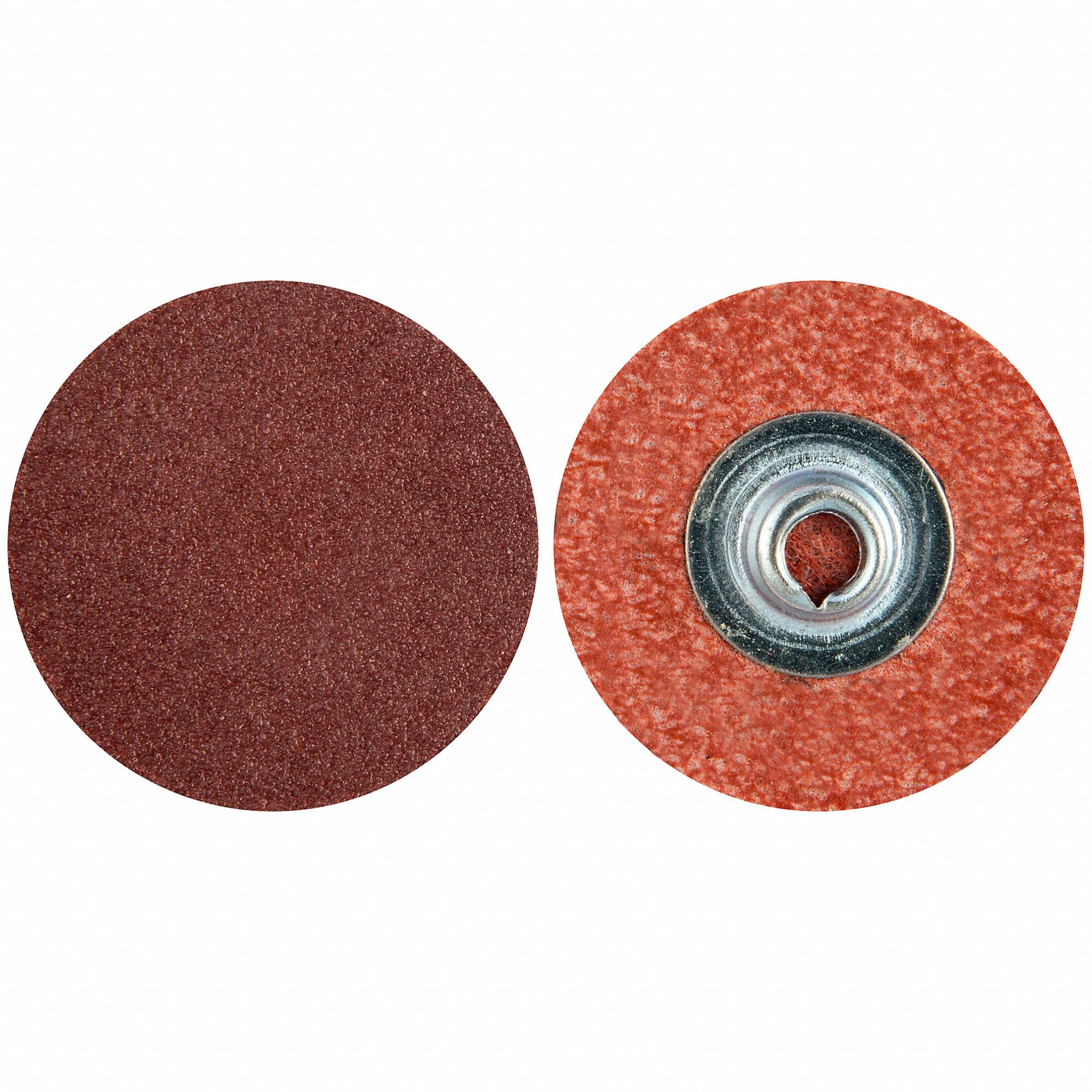 Quick-Change Sanding Disc: TS, 1-1/2", Aluminum Oxide, P240 Grit, X Wt Polyester, R766, 100 PK