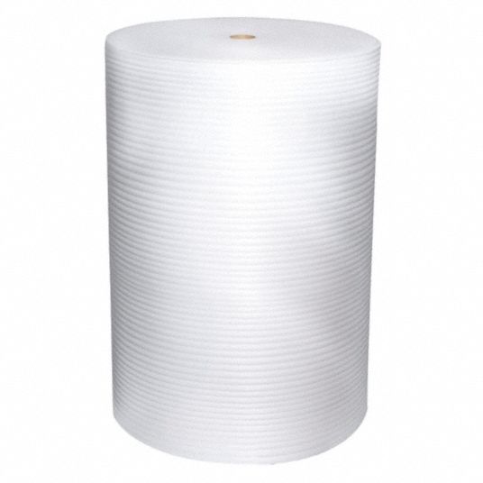 1/8 in Foam Thick, 18 in Roll Wd, Packing Foam Roll - 56KZ01