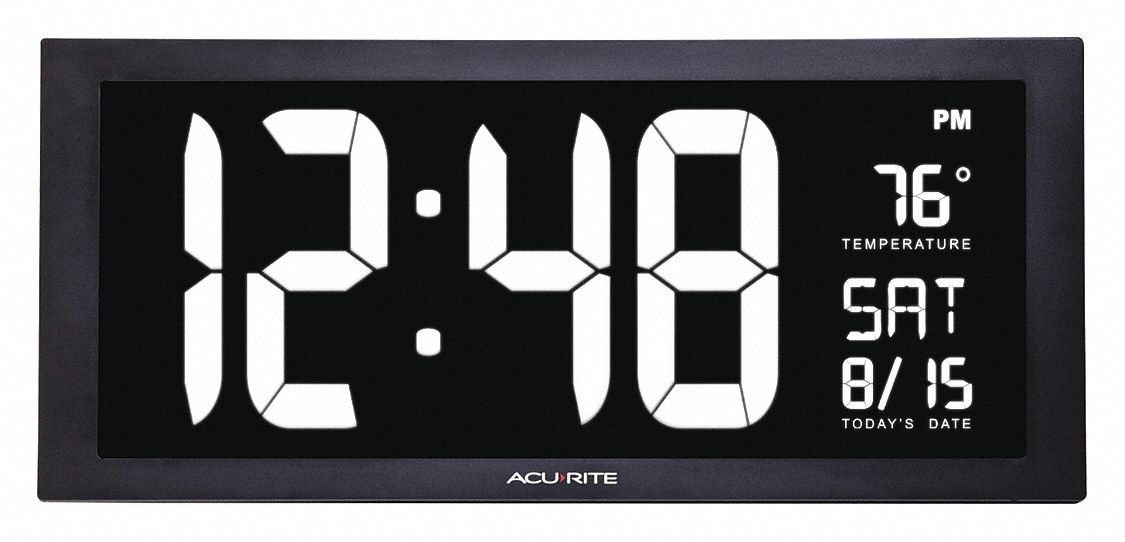 Clock, Jumbo, Calendar,