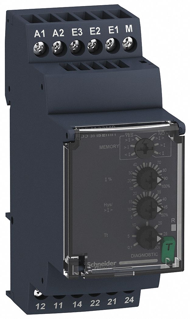 SCHNEIDER ELECTRIC Current Sensing Relay, 24 to 240 V AC/DC Input or