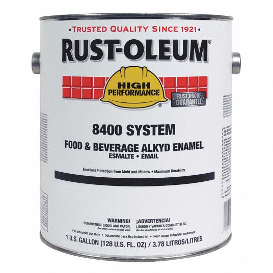 RUSTOLEUM Gloss Food/Beverage Grade Enamel Paint, Alkyd, High Gloss