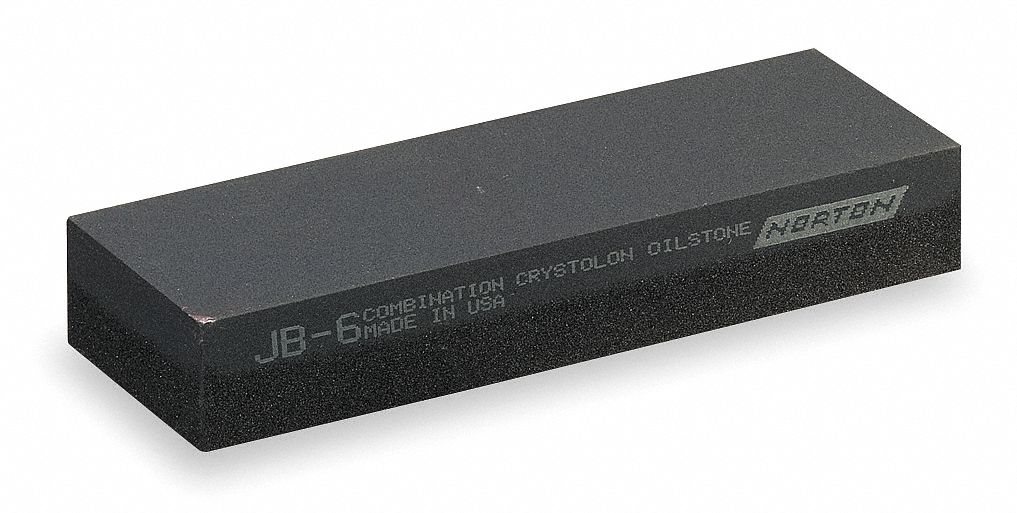 NORTON Combination Grit Sharpening Stone Silicon Carbide, Coarse/Fine