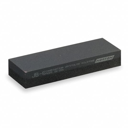 NORTON Combination Grit Sharpening Stone, Silicon Carbide, Coarse/Fine