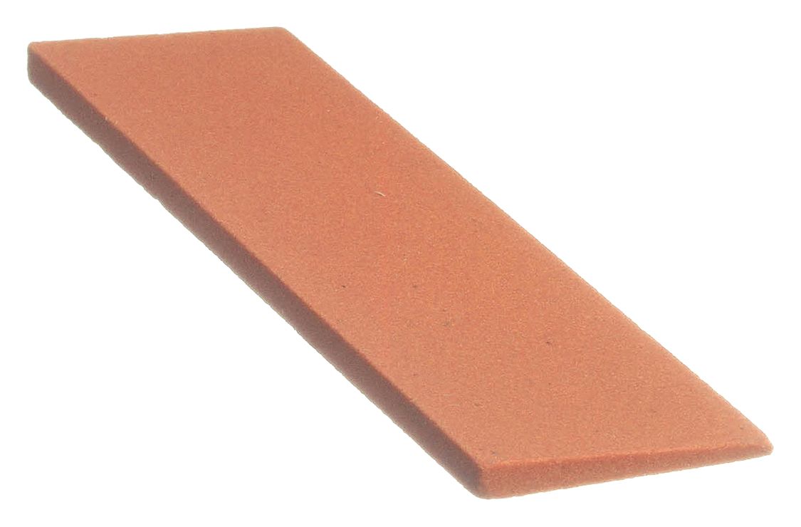 Knife Blade Sharpening File: Triangular, 4 in L x 1 in W x 1/8 in H, Aluminum Oxide, Fine