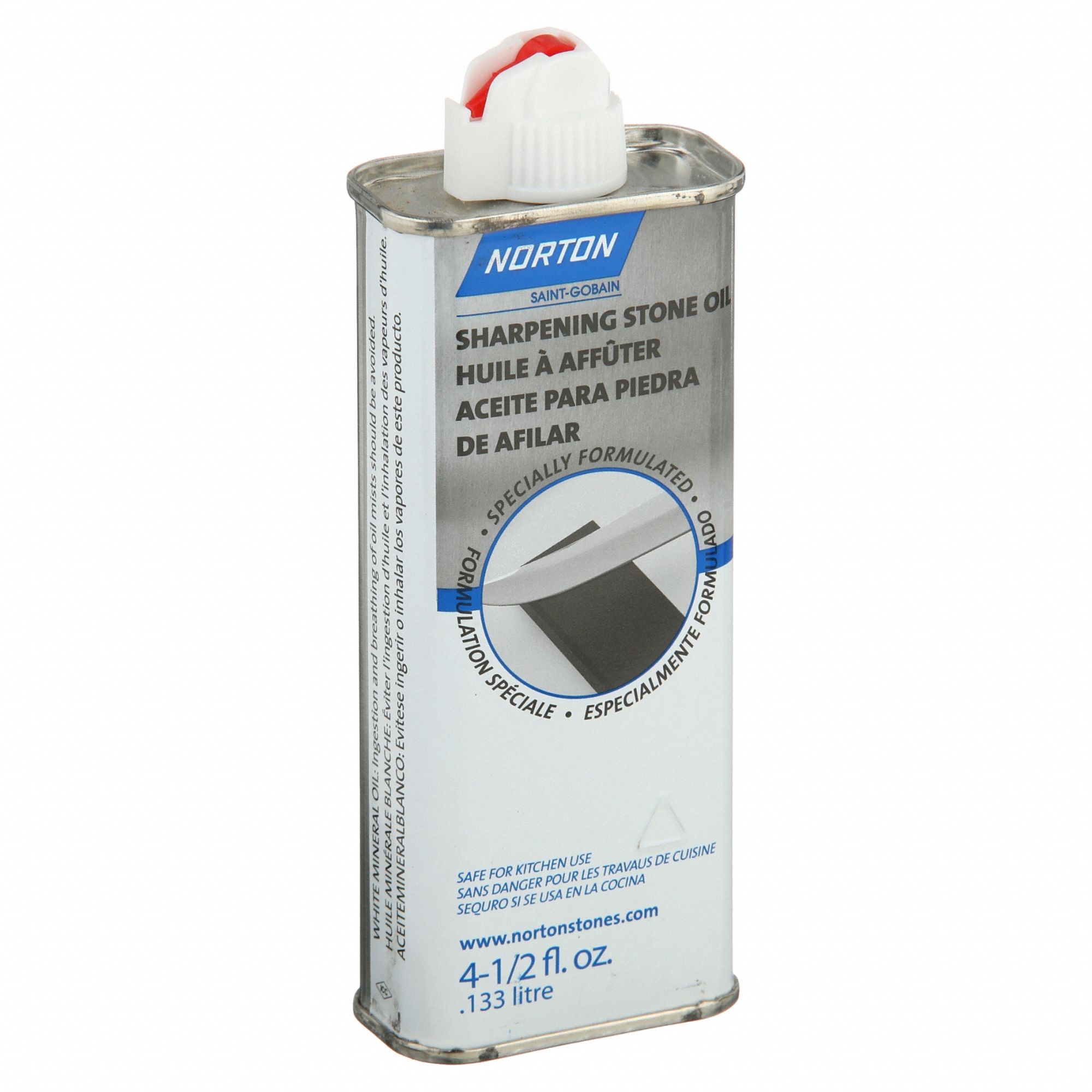 NORTON, 4.5 oz, Sharpening Stone Oil 6A45361463687760 Grainger