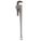 PIPE WRENCH, ALUMINUM, 5 IN JAW CAPACITY, SERRATED, 36 IN OVERALL L, I-BEAM