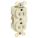 RECEPTACLE, DUPLEX, 5-15R, 125V AC, 15 A, IVORY, 2 POLE/3 WIRE, SCREW TERMINALS