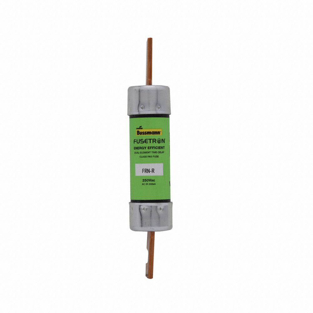 Fuse: Class RK5, FRN-R Series, Time-Delay, 80 A, 250 V AC, 125 V DC, Non-Indicating