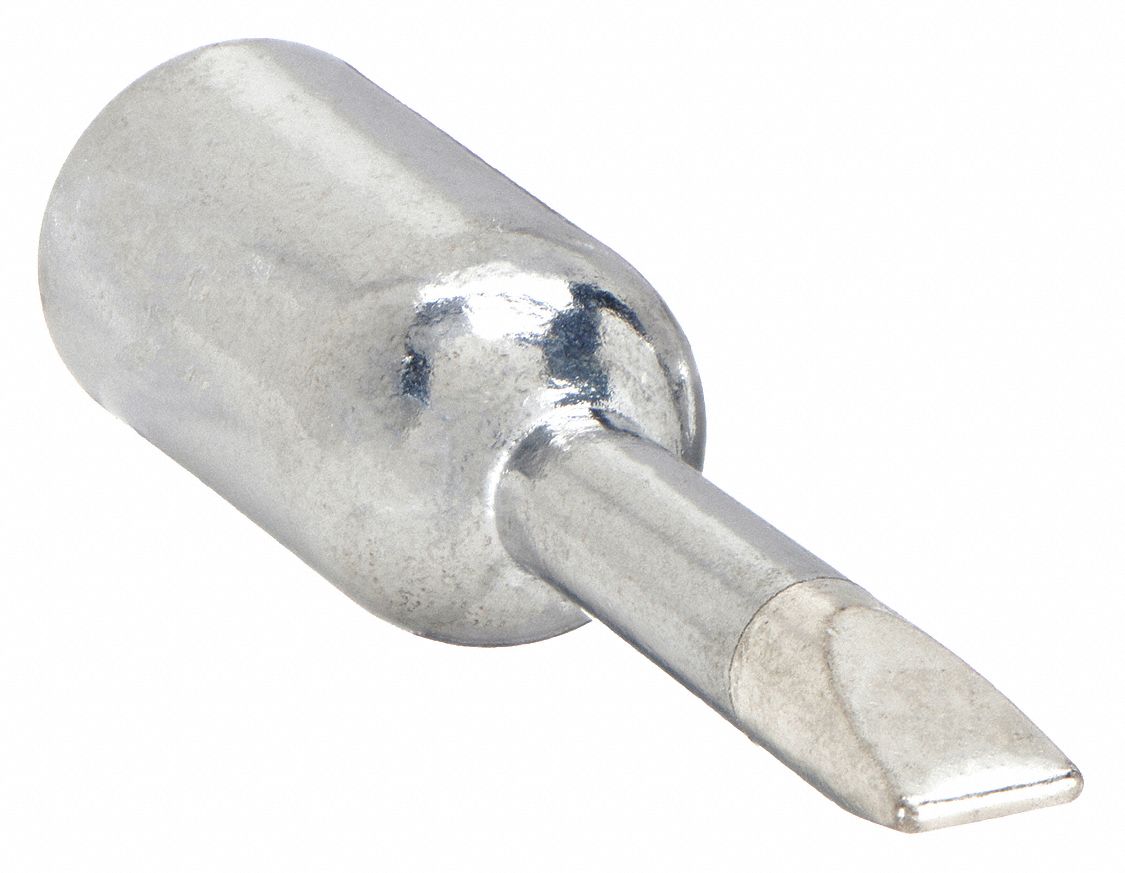 Soldering Tip: PL Series, Chisel, 3.3 mm W, 16.76 mm Lg