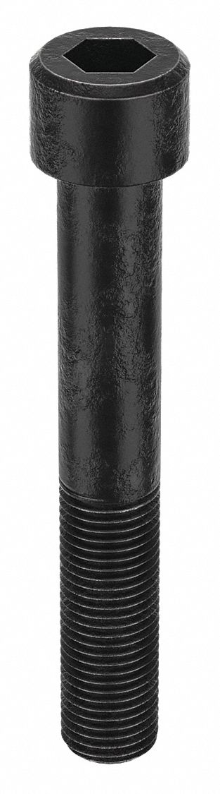 Socket Head Cap Screw: M36x4.00 Thread Size, 240 mm Lg, Std, Black Oxide, Alloy Steel, Class 12.9