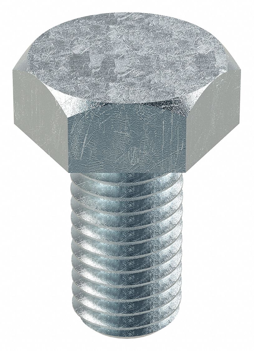 M10 1 50 hex head cap screw 20mm fastener length class 10 9 steel