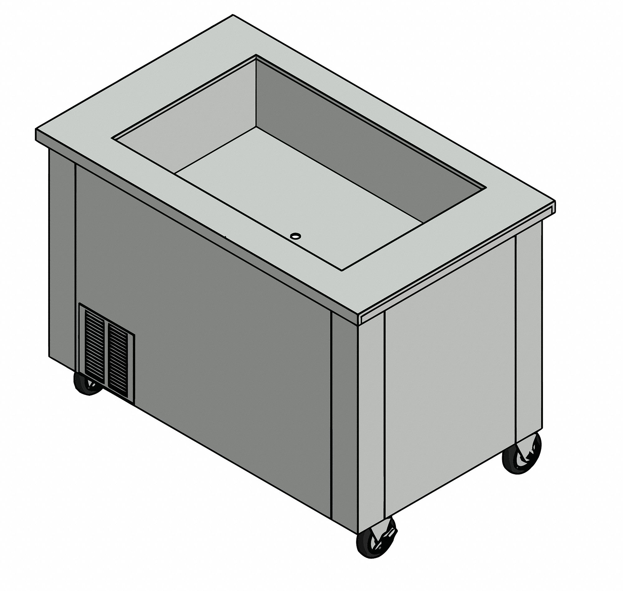 Cold Food Counter Stainless Steel