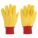 KNIT GLOVES, L (9), UNCOATED, COTTON, FLEECE TASK & CHORE GLOVE, KNIT CUFF