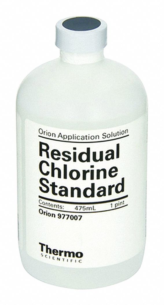 Chlorine Standard: Lab, 475 mL, 100 ppm, 1