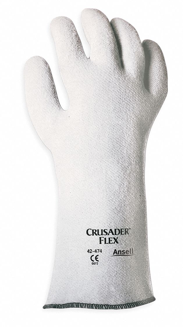 Heat Resistant Gloves,Gray,10,Nitrile,PR