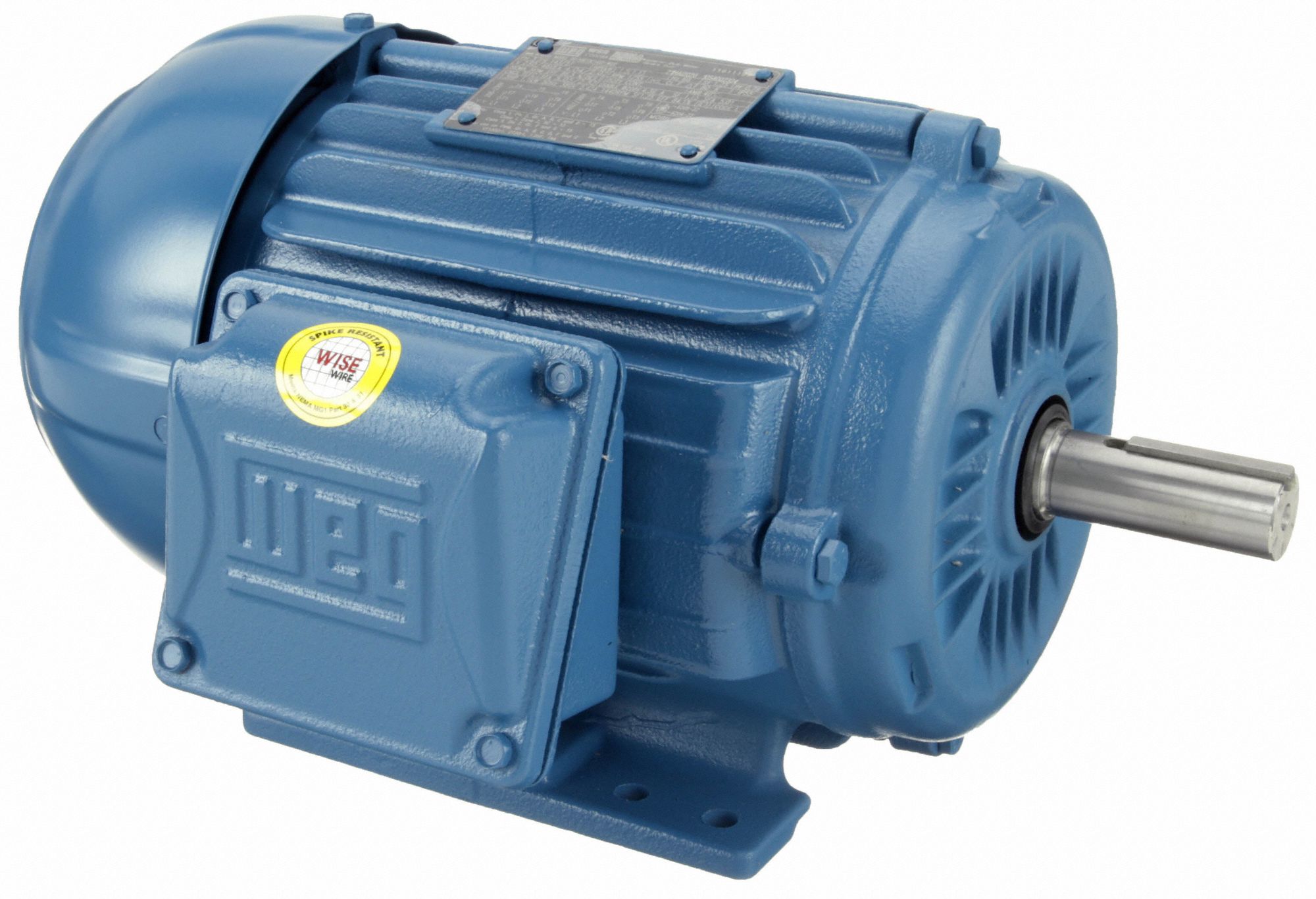 General Purpose Motor: Totally Enclosed Fan Cooled, Rigid Base Mount, 1 1/2 HP, 230/460V AC