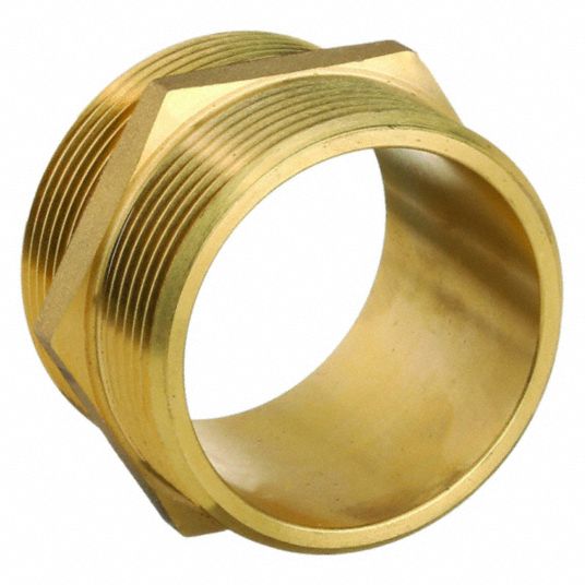 Fire Hydrant Hose Adapter (Male x Male) Brass Hex –