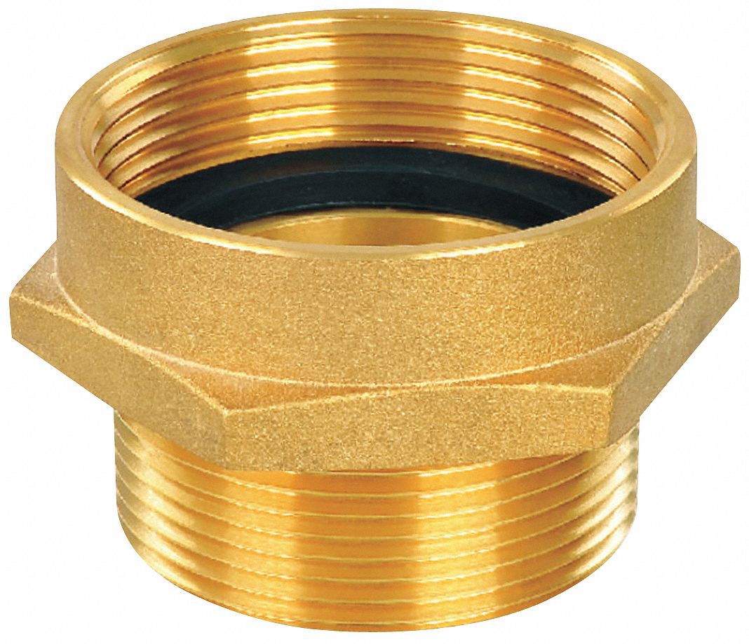 Aluminum 2 Swivel Female Npsh To 2 Male Npt Fire Hose Adapter Hose Fittings Fire Hose Fittings