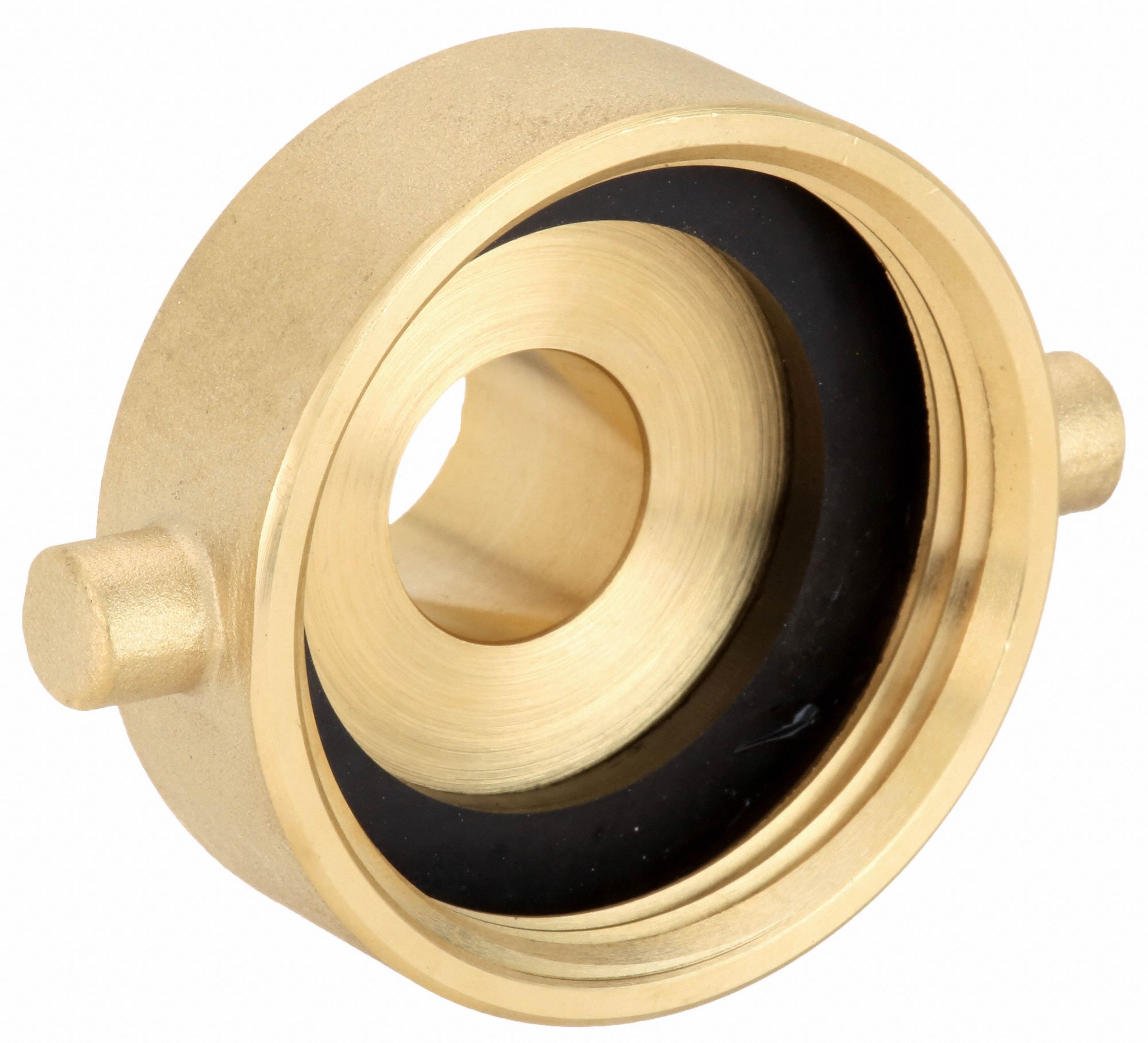 GRAINGER APPROVED Fire Hose Adapter, Pin Lug, Fitting Material Brass x