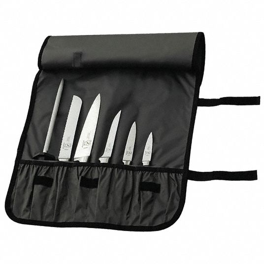 Mercer Cutlery Genesis 7 Piece Forged Knife Roll Set M21800