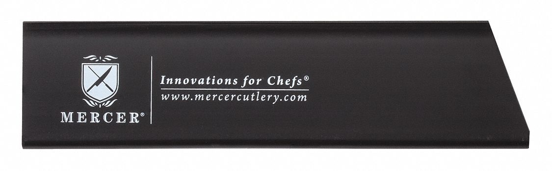 Knife Guard: 1 pcs, 4 in Overall Lg, 1 in Overall Wd, Black, Polystyrene