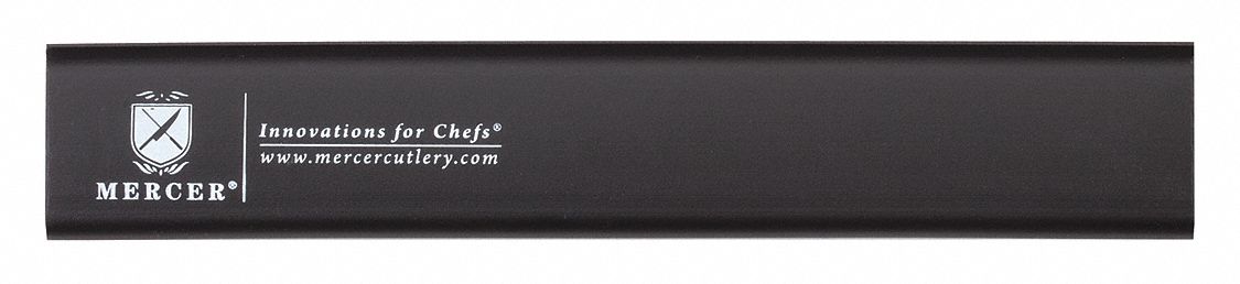 Knife Guard: 1 pcs, 8 in Overall Lg, 1 1/2 in Overall Wd, Black, Polystyrene