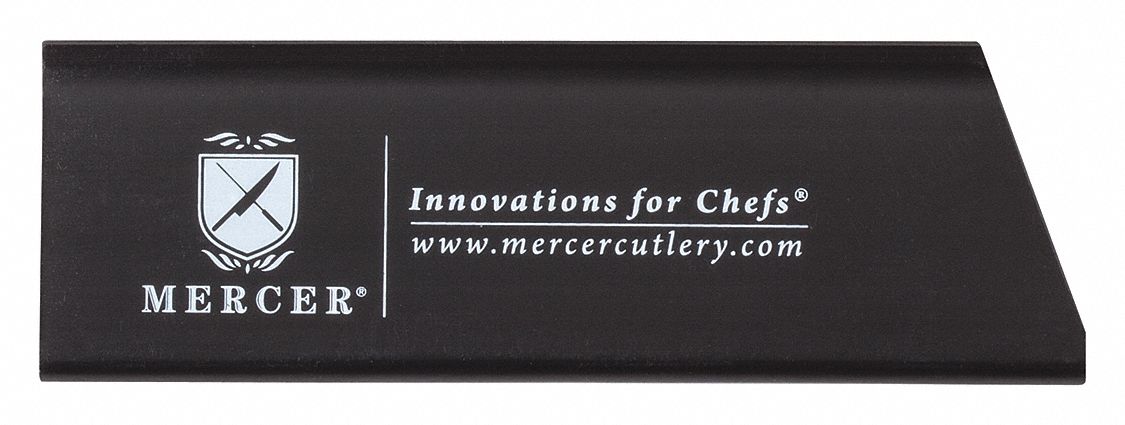 Knife Guard: 1 pcs, 6 in Overall Lg, 2 in Overall Wd, Black, Polystyrene