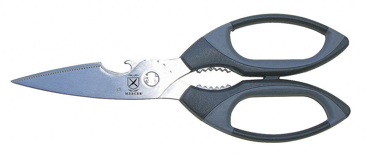 6AKU6 - Kitchen Shears 8-1/2 in L Serrated