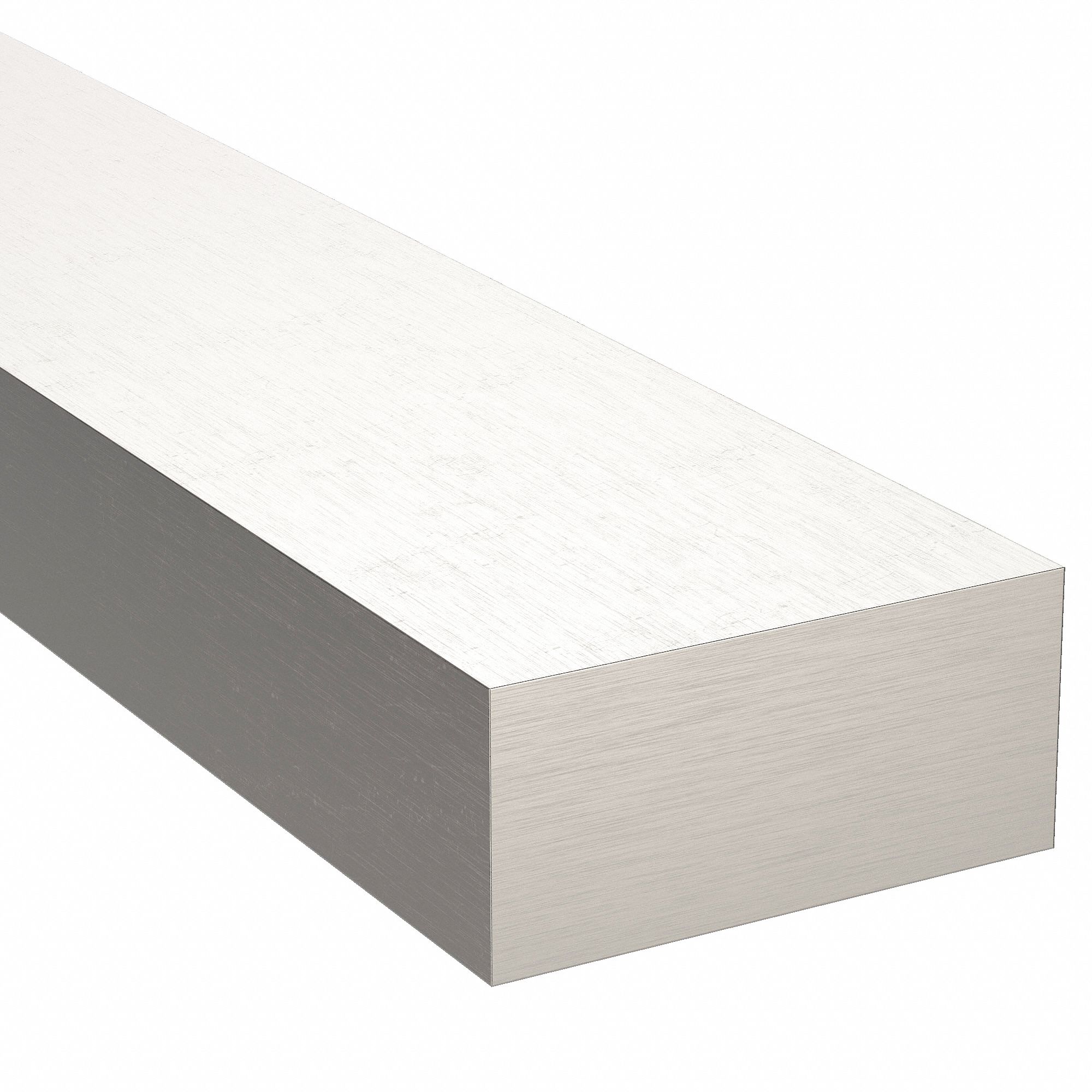 Aluminum Rectangular Bar: 6063, 0.125 in T, 1 1/4 in W, 8 ft L, T52, ±0.007 in, Mill, Heat Treatable