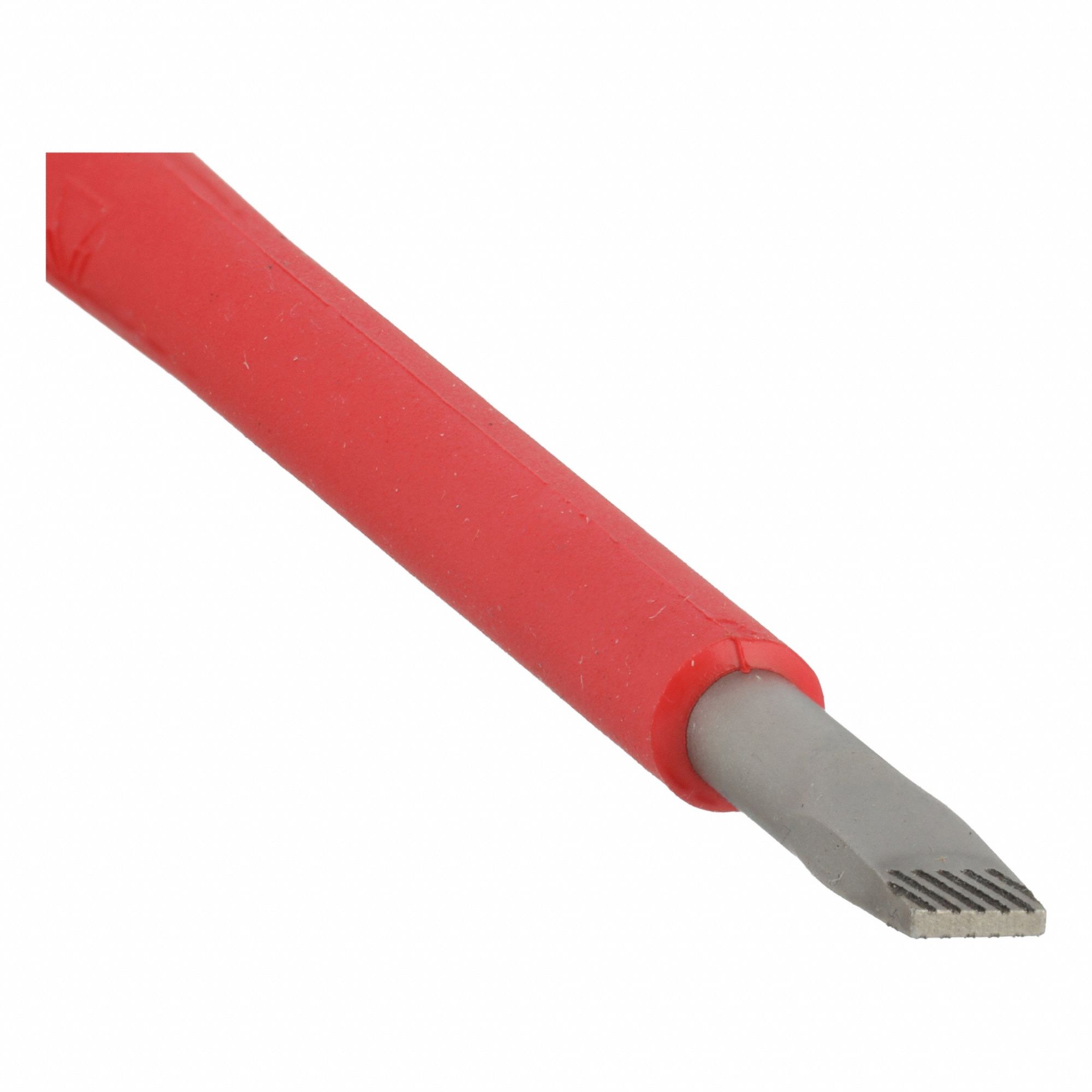 Insulated Slotted Screwdriver: Kraftform, 5/32 in Tip Size, Std Lg, 7 3/4 in Overall Lg