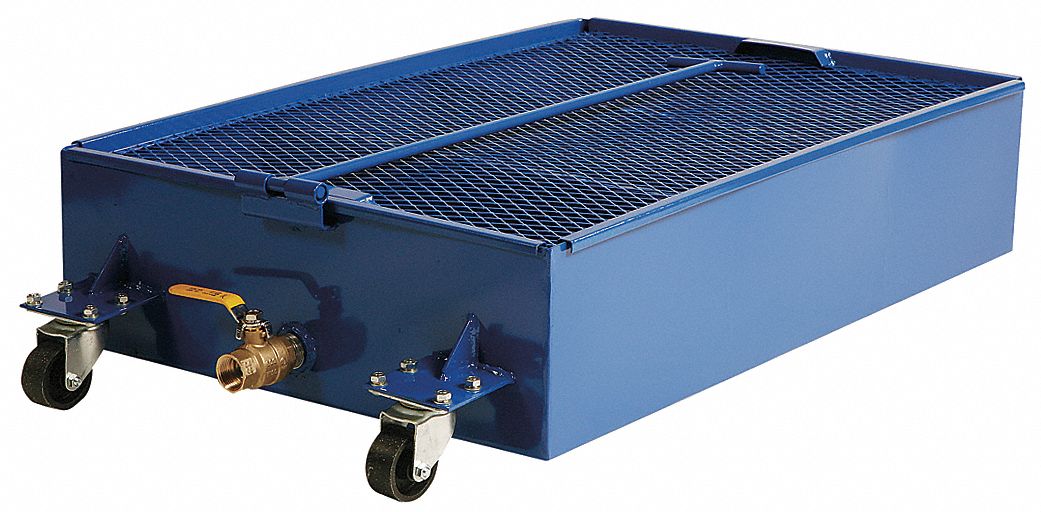 LIQUIDYNAMICS INC. Low Profile Portable Oil Drain Steel, 25 gal