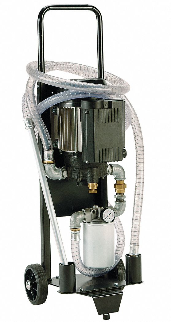 LIQUIDYNAMICS INC. Oil Filter Cart, Economy 6ANT133275 Grainger