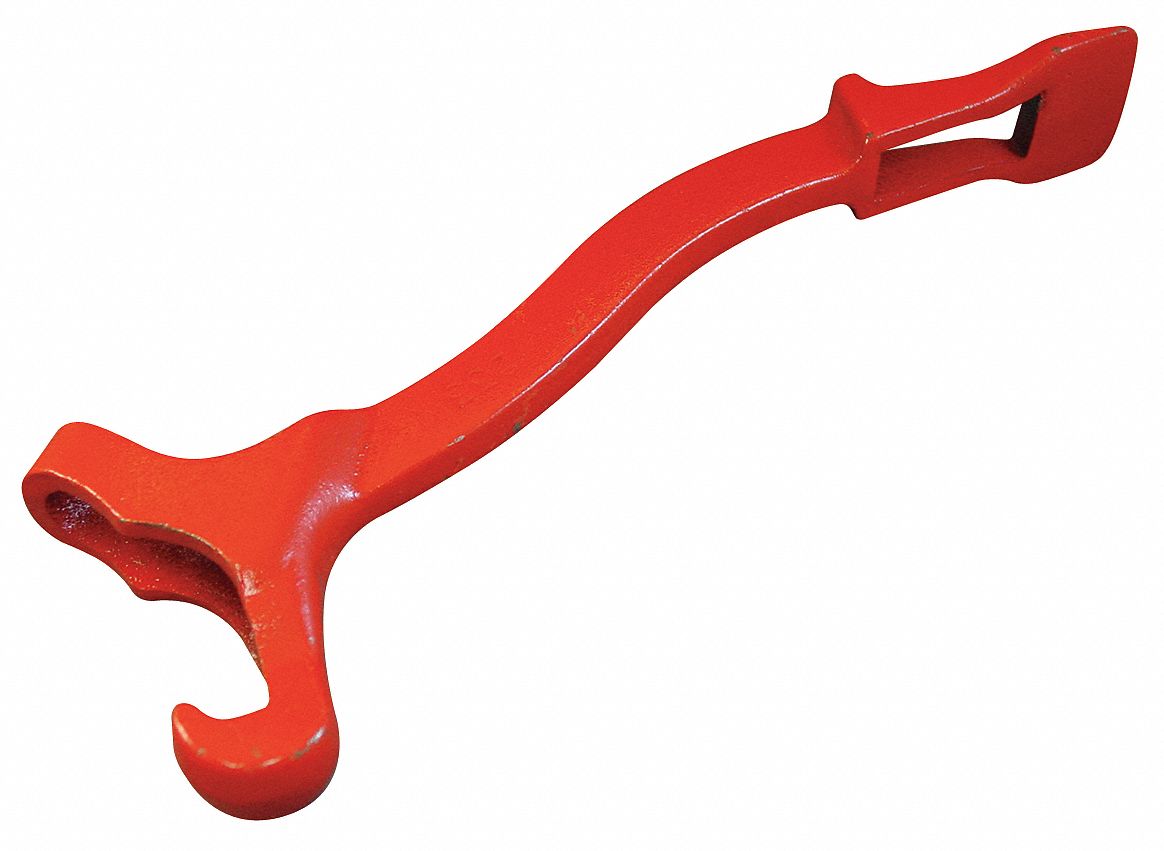 SPANNER WRENCH,RED MALLEABLE IRON