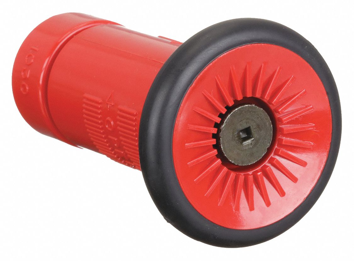 FIRE HOSE NOZZLE,3/4 IN.,BLACK