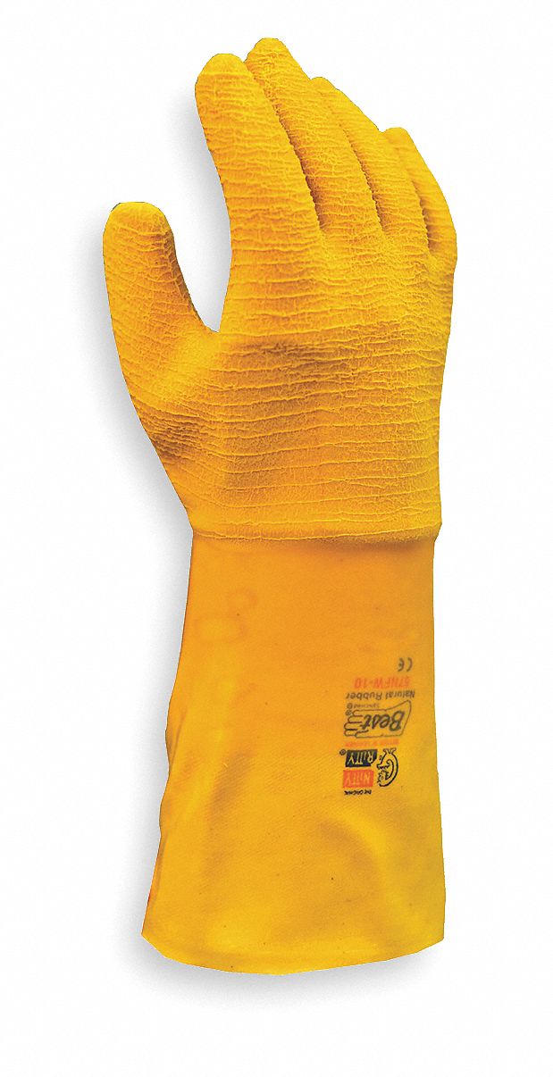 GLOVES,NATURAL RUBBER,9,YELLOW,PR